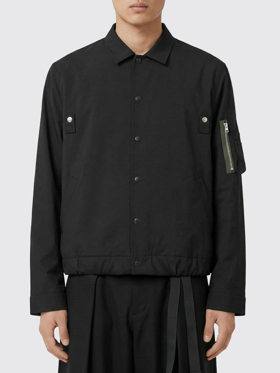 Sacai Wool Blend Shirt Jacket