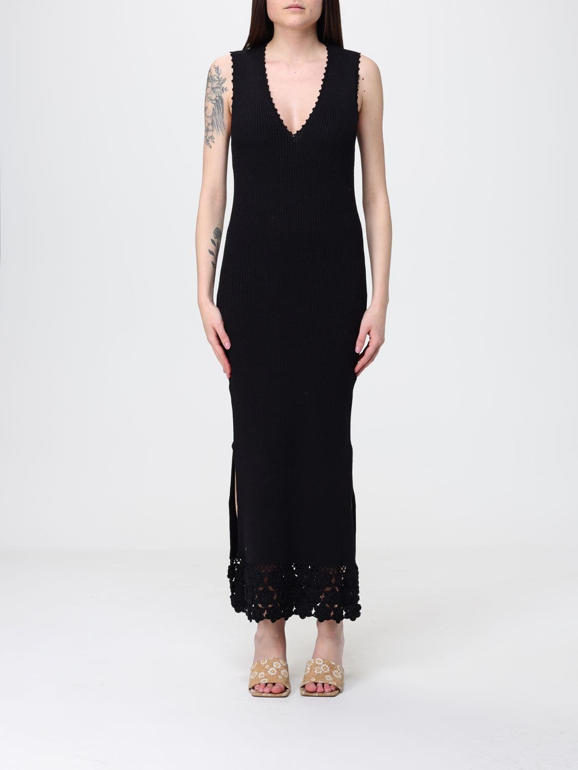 Ganni Organic Cotton Midi Dress