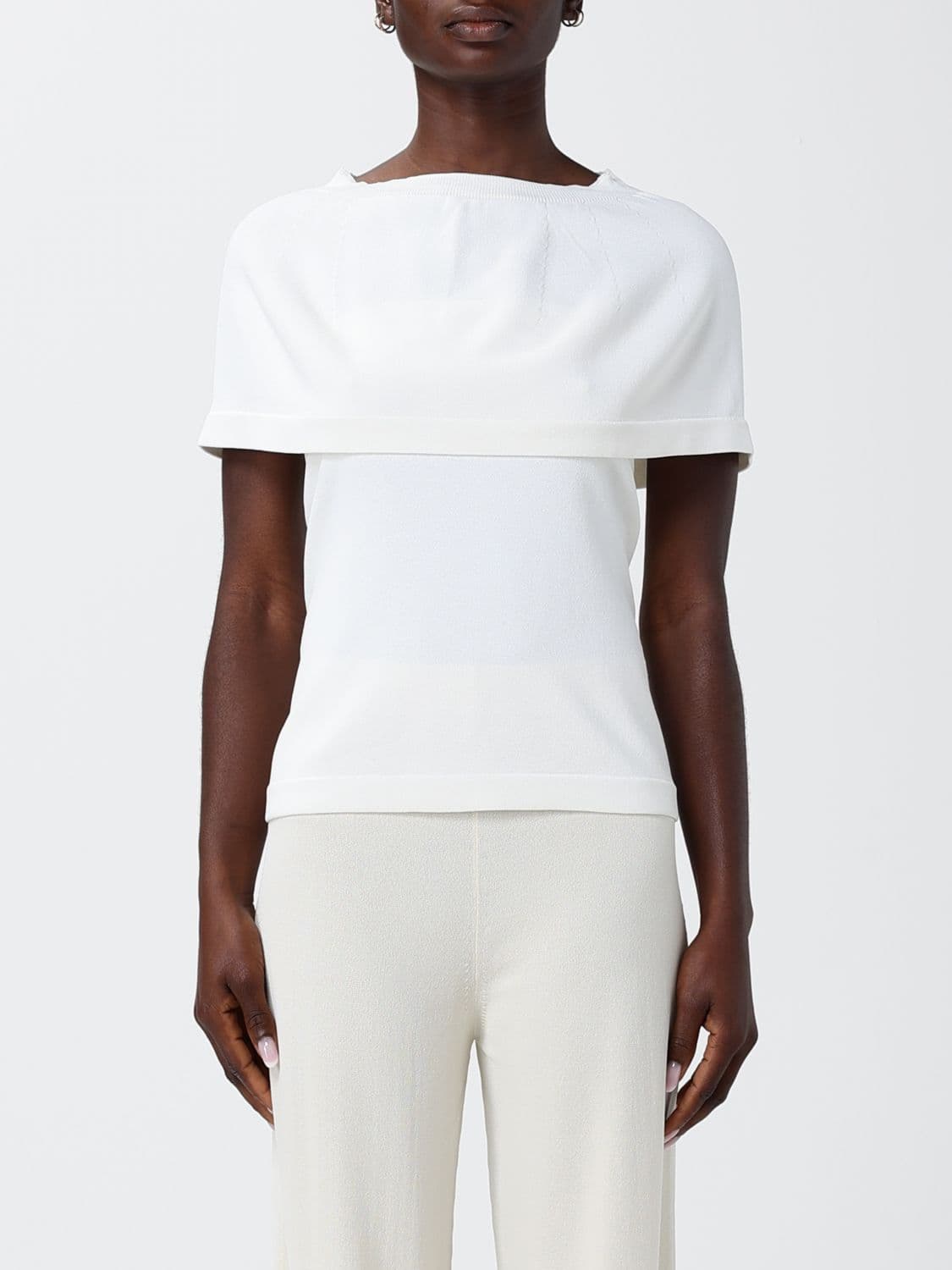 Liviana Conti Jersey Top with Cape