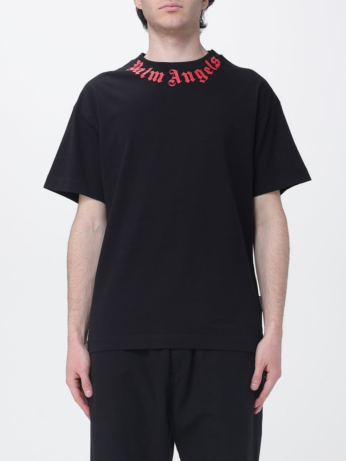 Palm Angels Cotton T-shirt with Logo