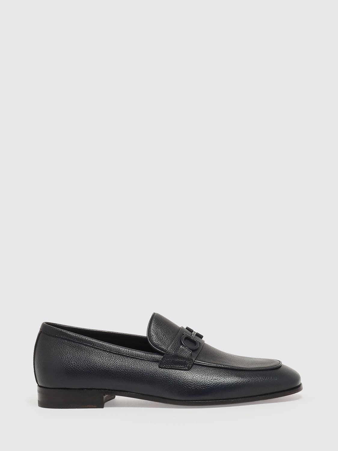 Ferragamo Grained Leather Loafers