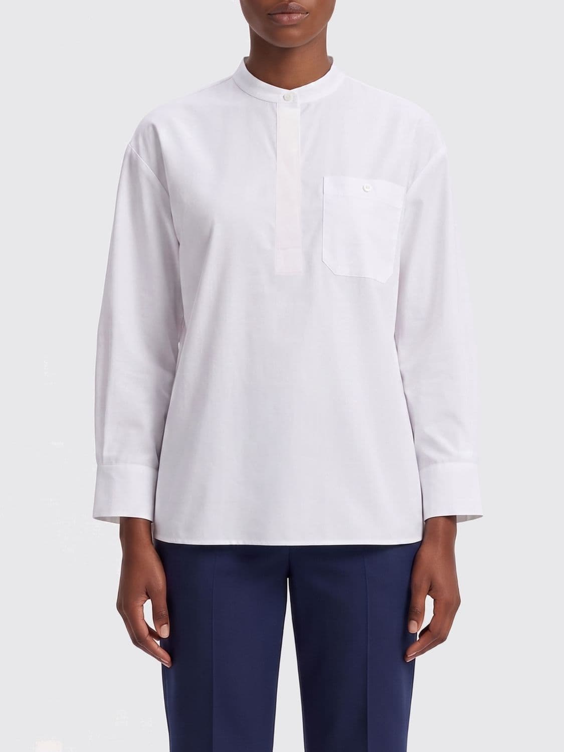 's Max Mara Cantico Classic Cotton Poplin Shirt by