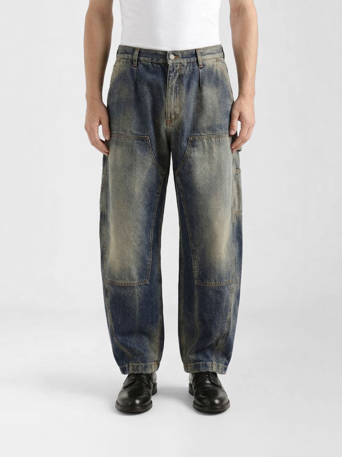 Dolce & Gabbana Cotton Denim Baggy Jeans by