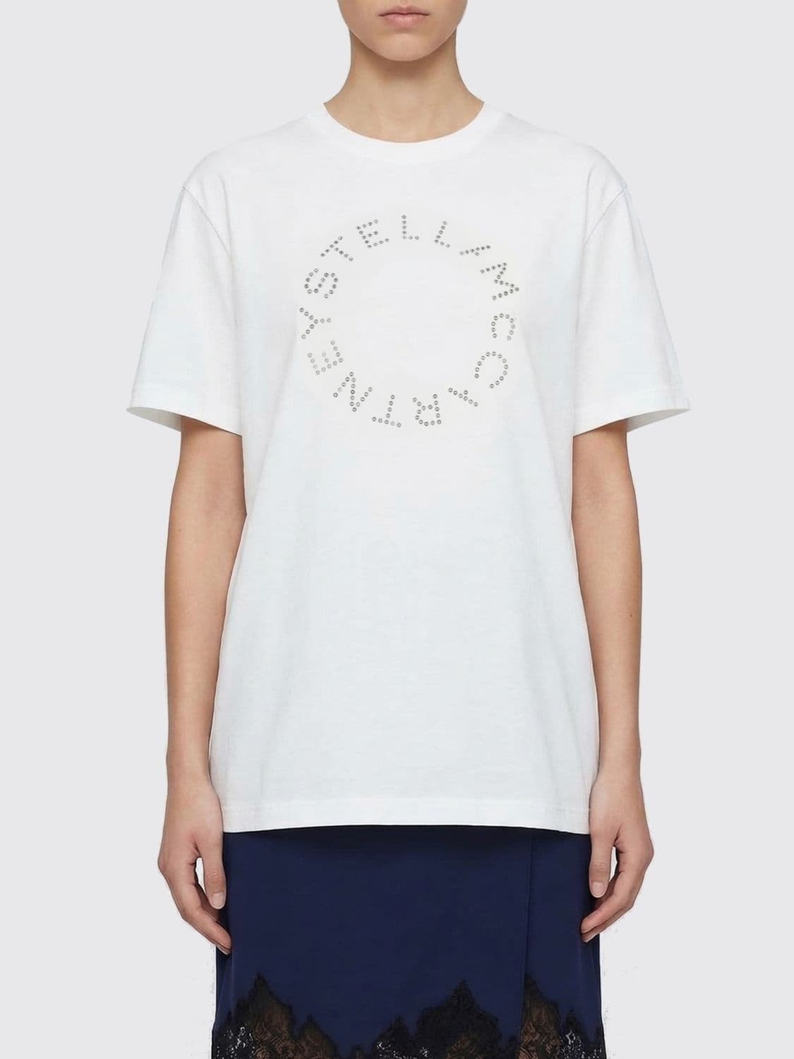 Stella Mccartney Cotton T-Shirts with Logo