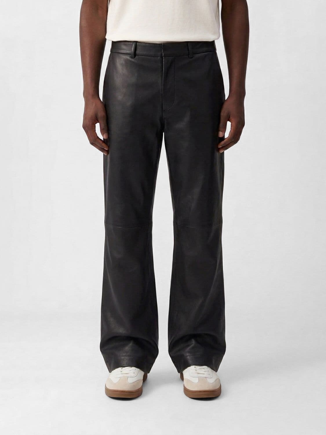 Fendi Nappa Straight Trousers