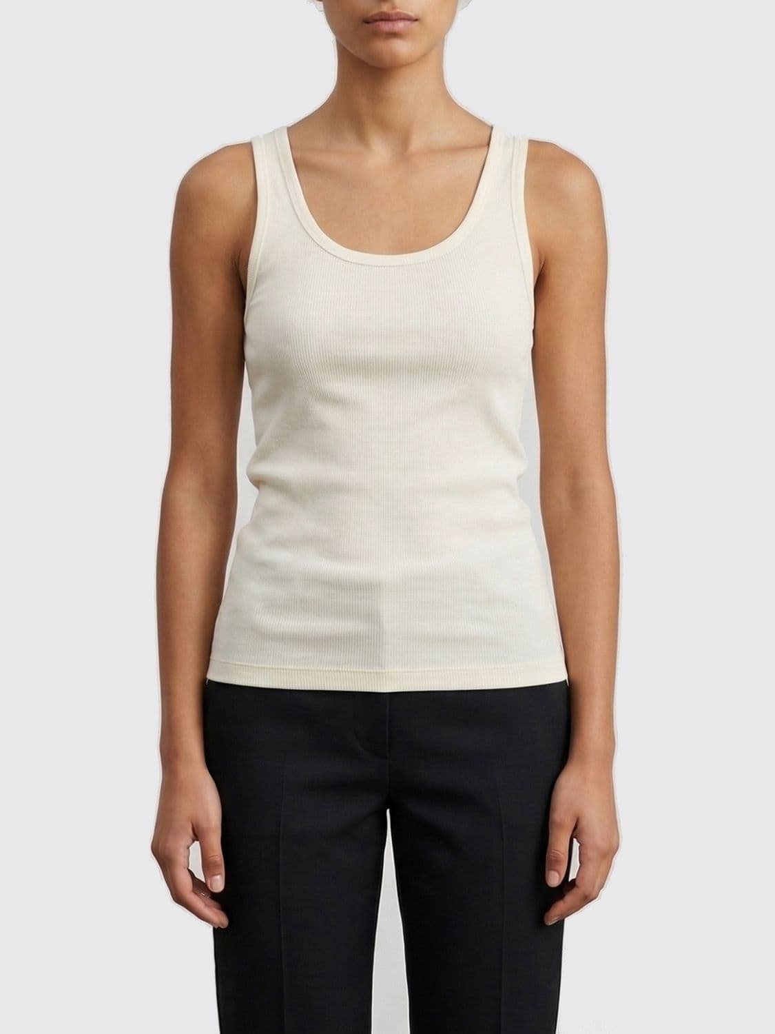 Saint Laurent Cotton Blend Tank Top · L
