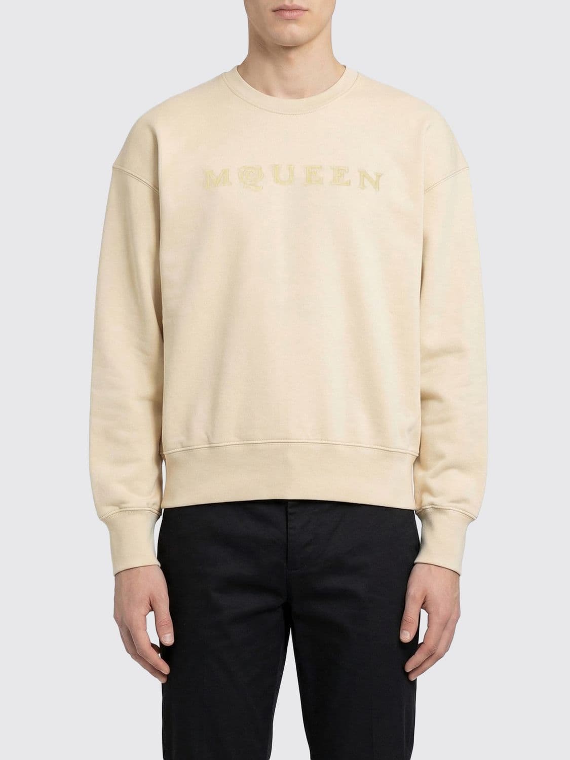 Mcqueen Cotton Crew-Neck Sweatshirt