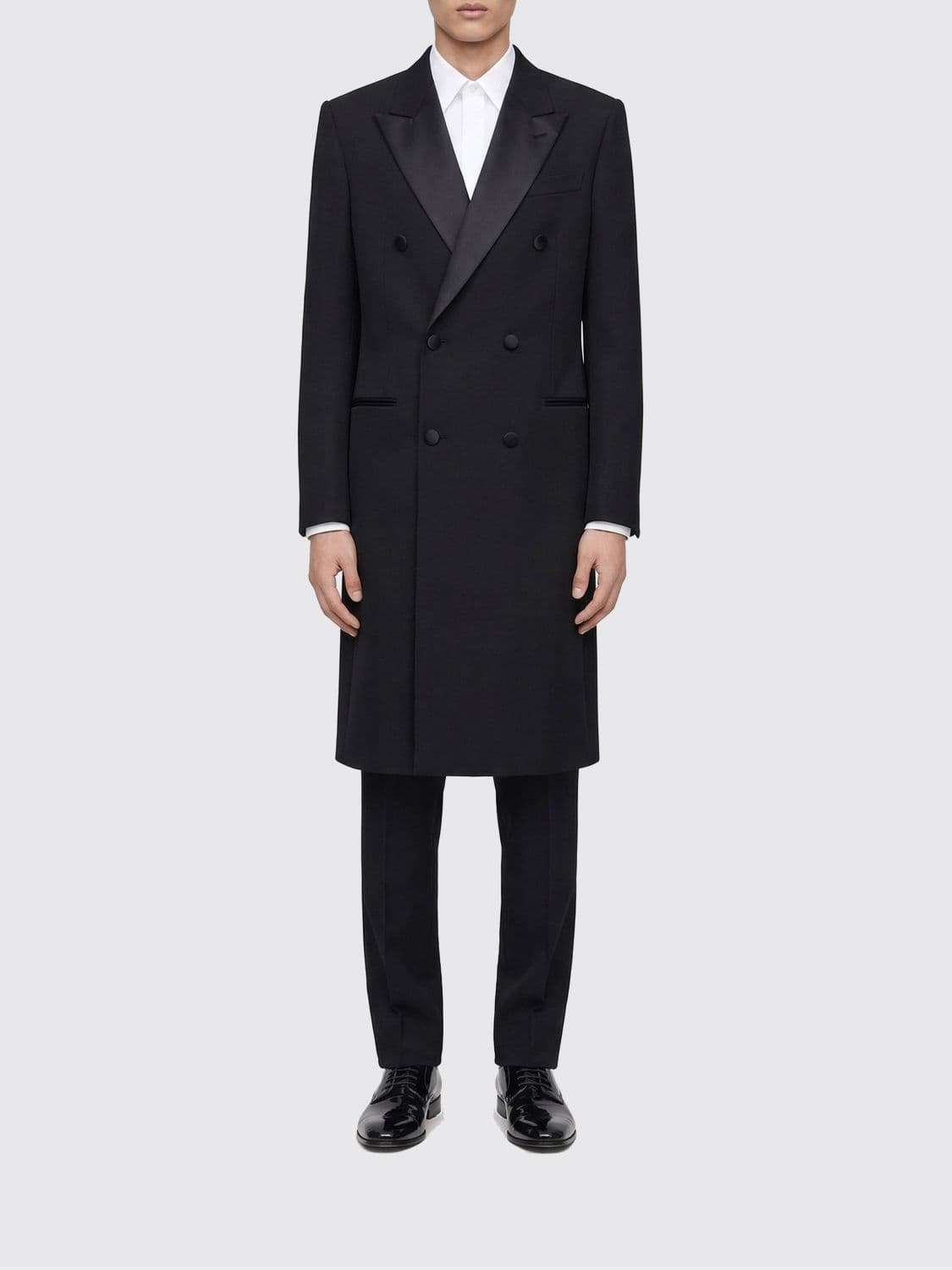 Mcqueen Double-Breasted Wool Coat