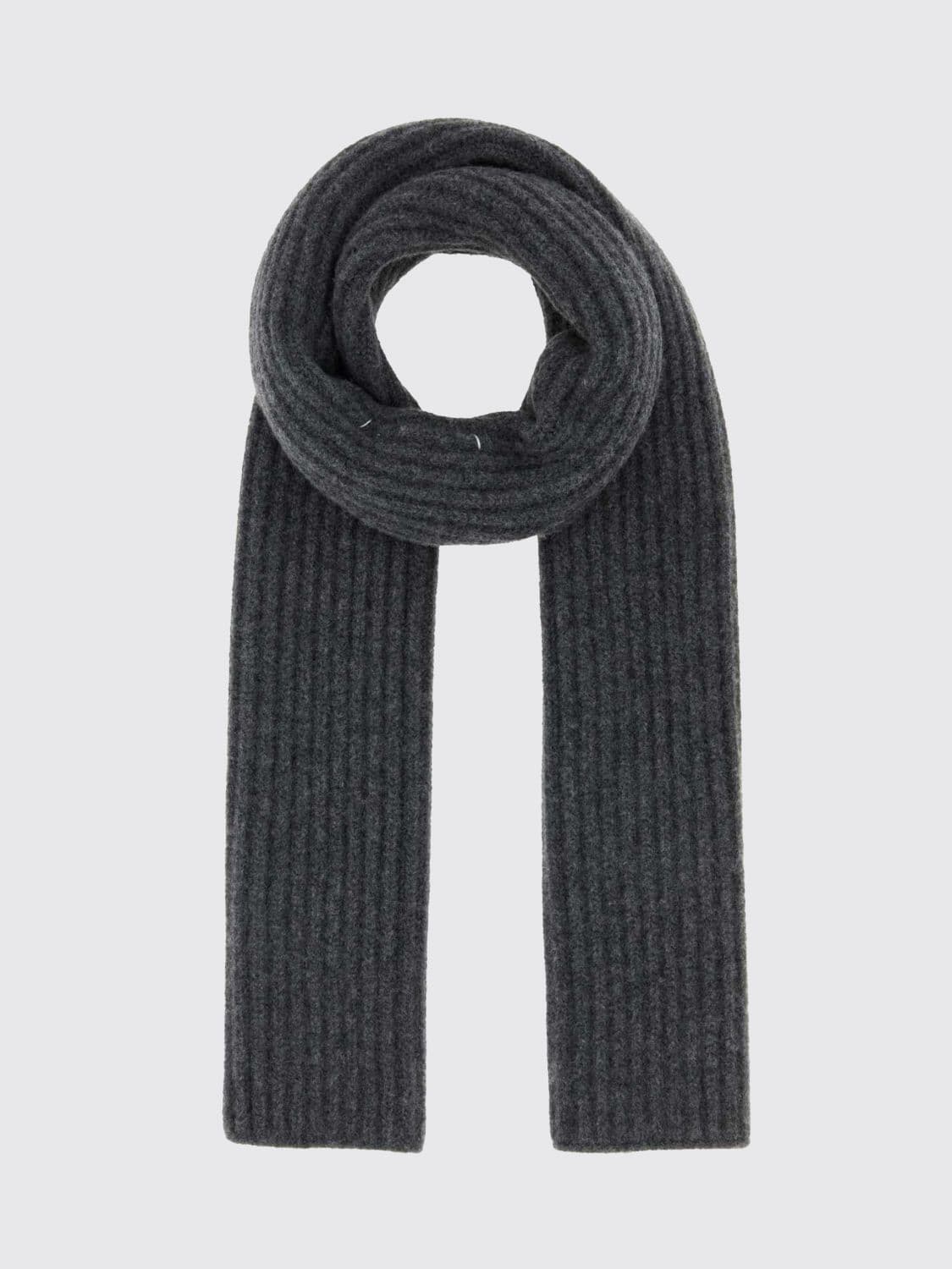 Maison Margiela Ribbed Virgin Wool Scarf
