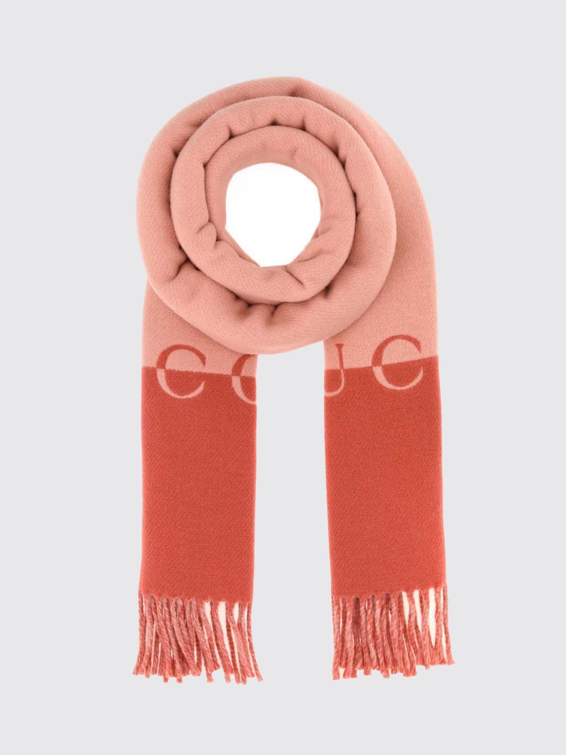 Gucci Wool and Cashmere Scarf with Logo
