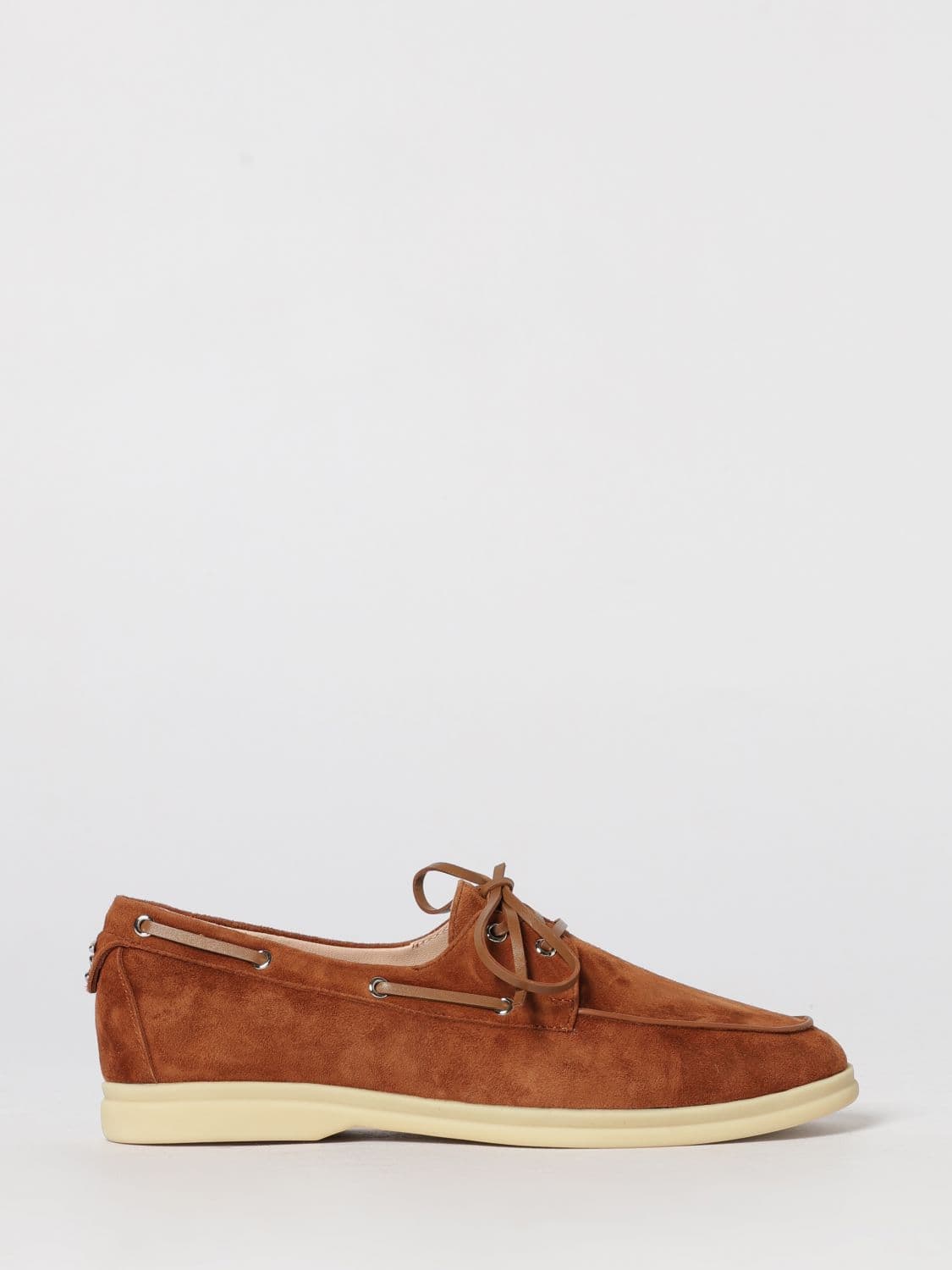 Coccinelle Suede Boat Moccasins