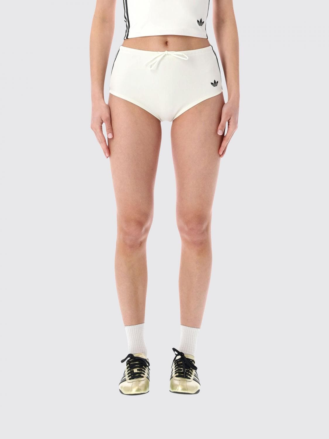 Adidas Originals Culotte Shorts in Recycled Cotton Blend · M