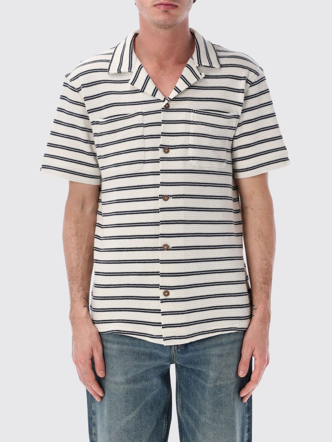Polo Ralph Lauren Striped Cotton Blend Shirt · XL
