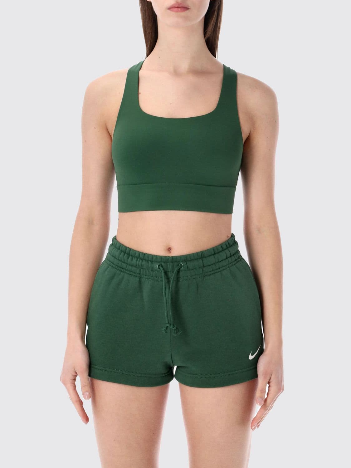 Nike Stretch Technical Fabric Cropped Fit Top · L
