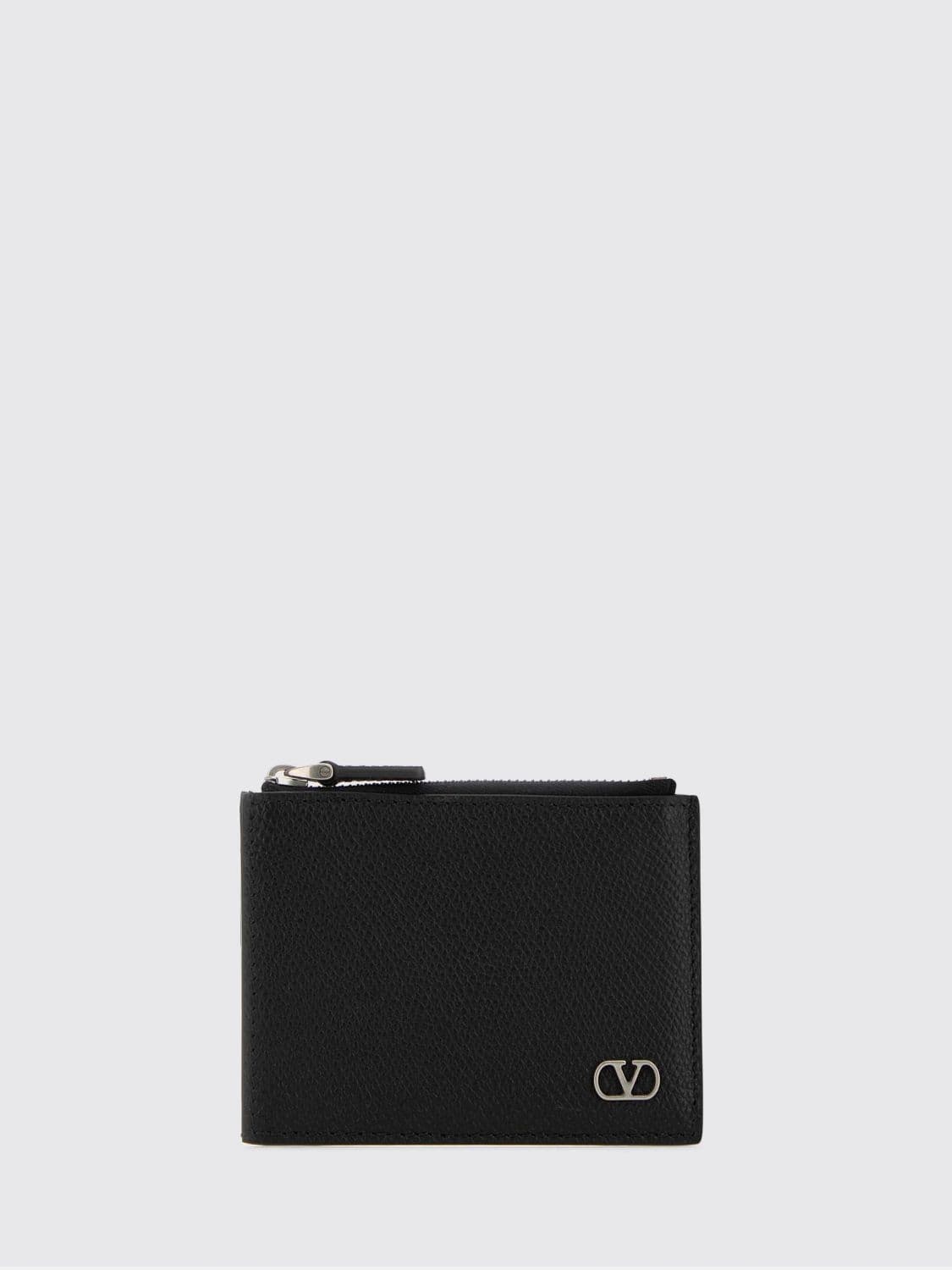 Valentino Garavani VLogo Grained Leather Credit Card Holder · OS