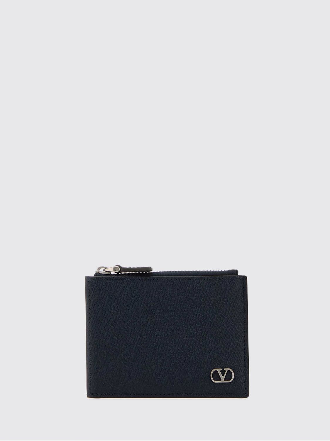 Valentino Garavani VLogo Grained Leather Credit Card Holder · OS