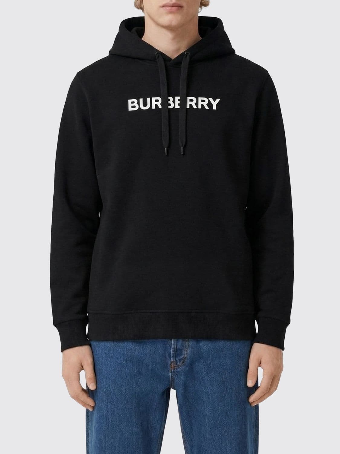 Burberry Cotton Hoodie with Logo