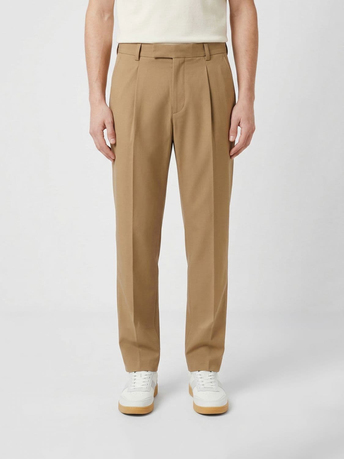 A.p.c. A. P.C. Tailored Trousers in Cotton and Wool Blend