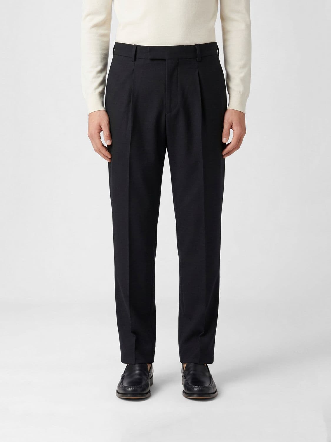 A.p.c. A. P.C. Tailored Trousers in Cotton and Wool Blend