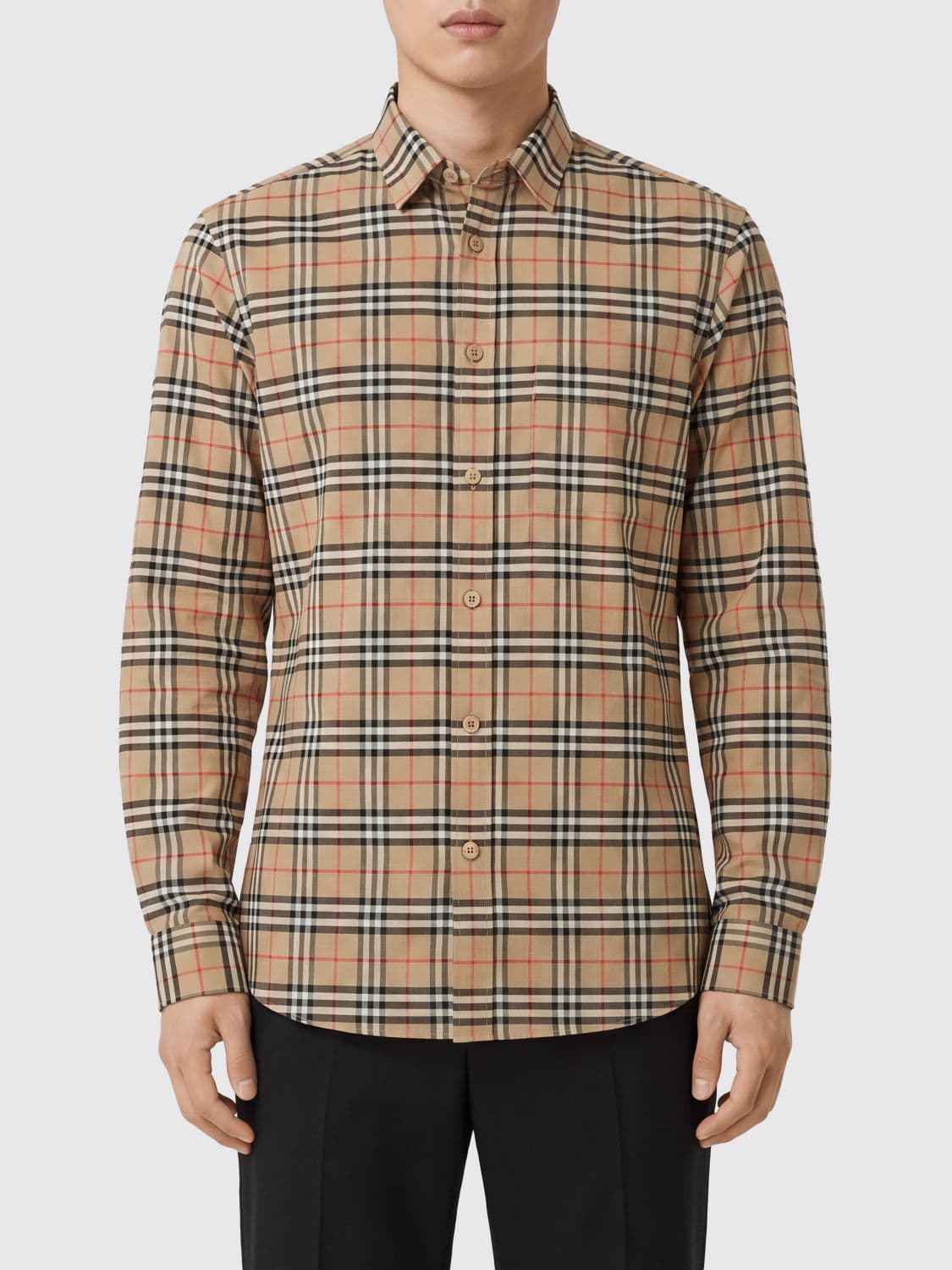 Burberry Shirt Men color Brown