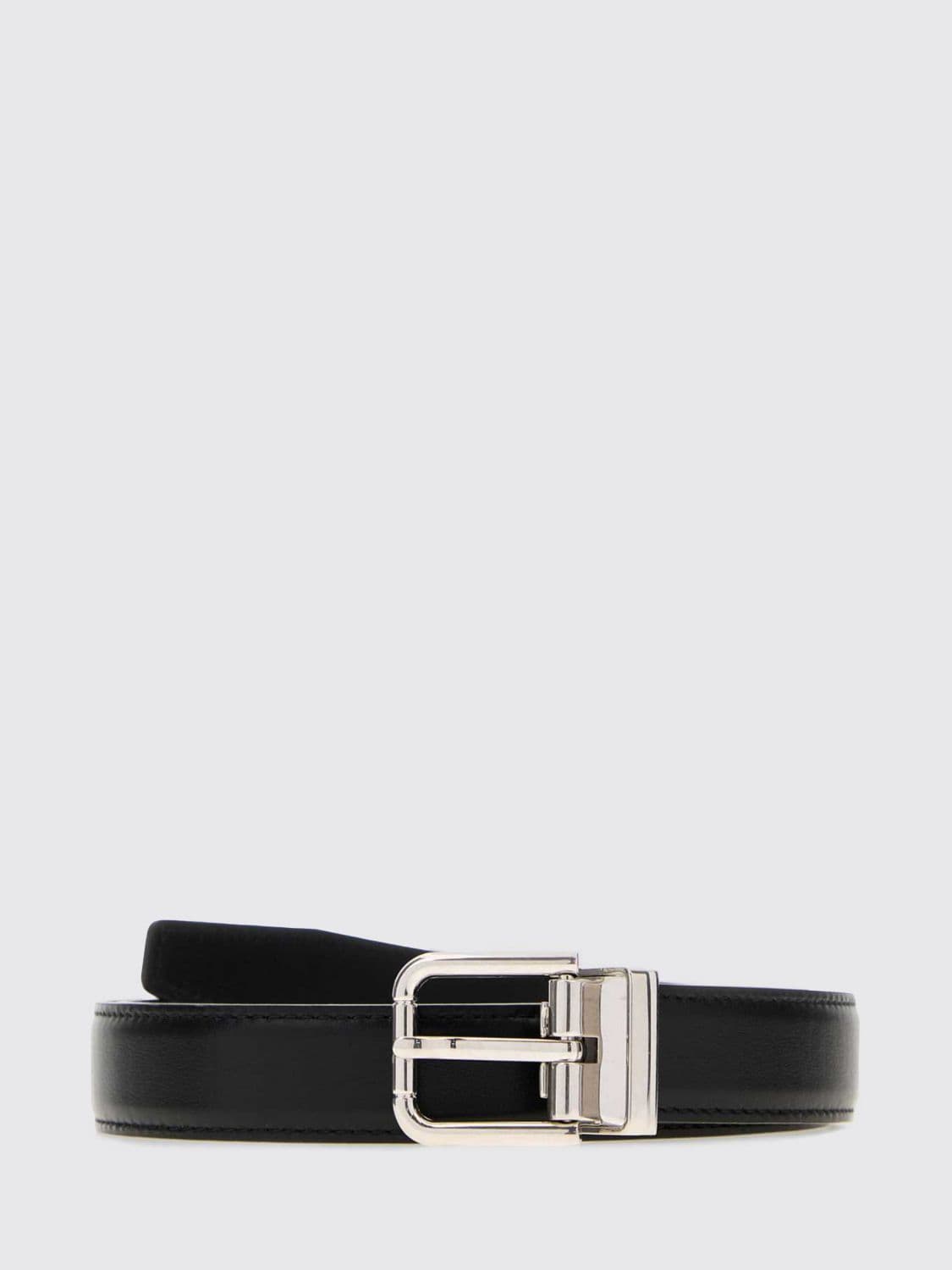 Dolce & Gabbana Calfskin Leather Belt · 95