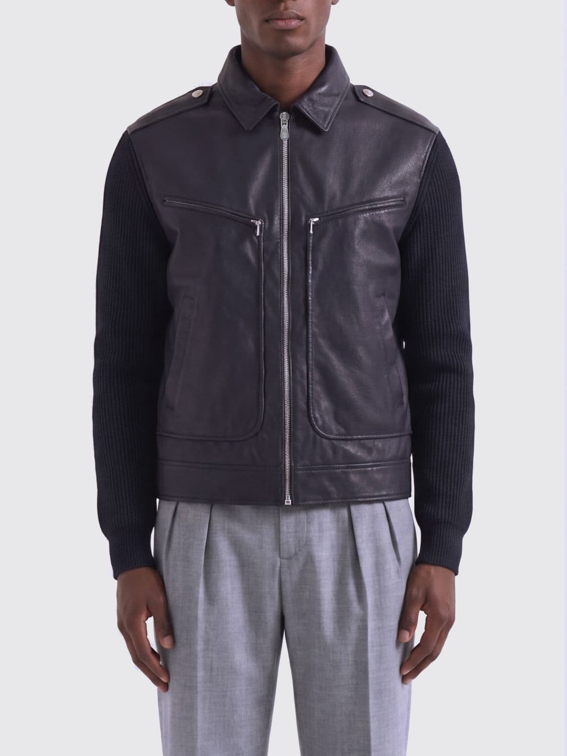 Brunello Cucinelli Leather Jacket · L