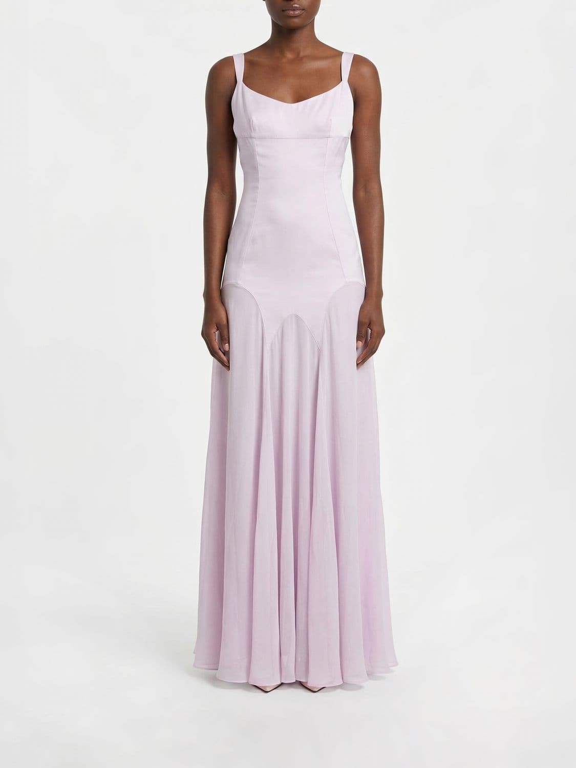 Mcqueen Envers Crêpe Satin Dress