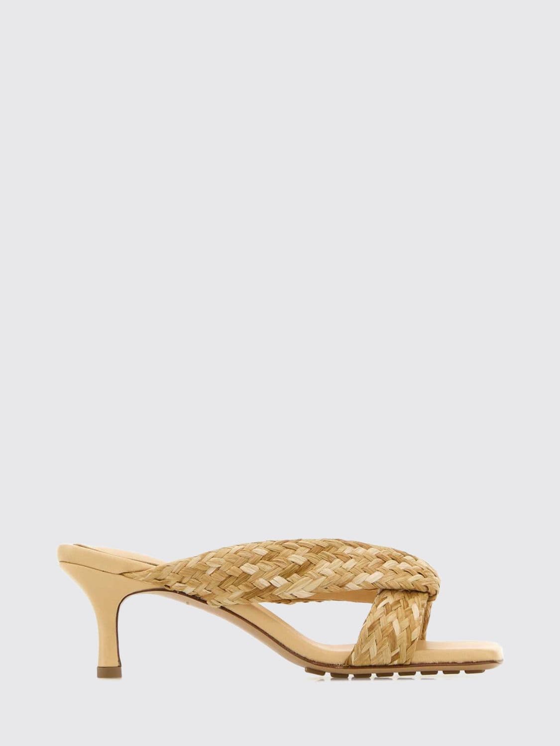Bottega Veneta Heeled Sandal Woman color Beige