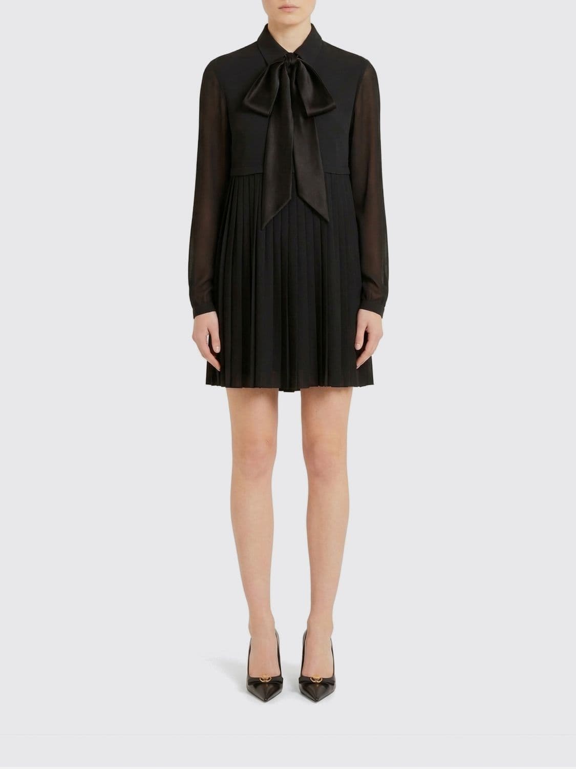 Versace Crepe Shirt Dress