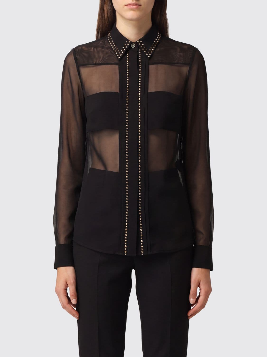 Versace Shirt Woman color Black
