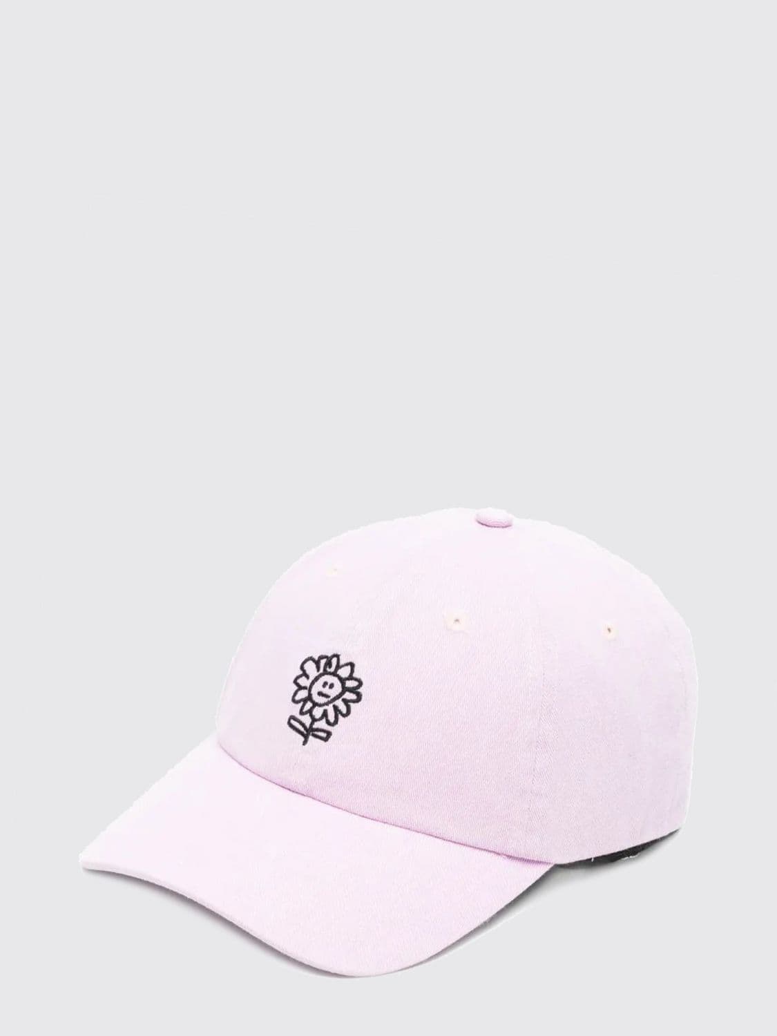 Sunflower Embroidered Cotton Denim Hat · OS