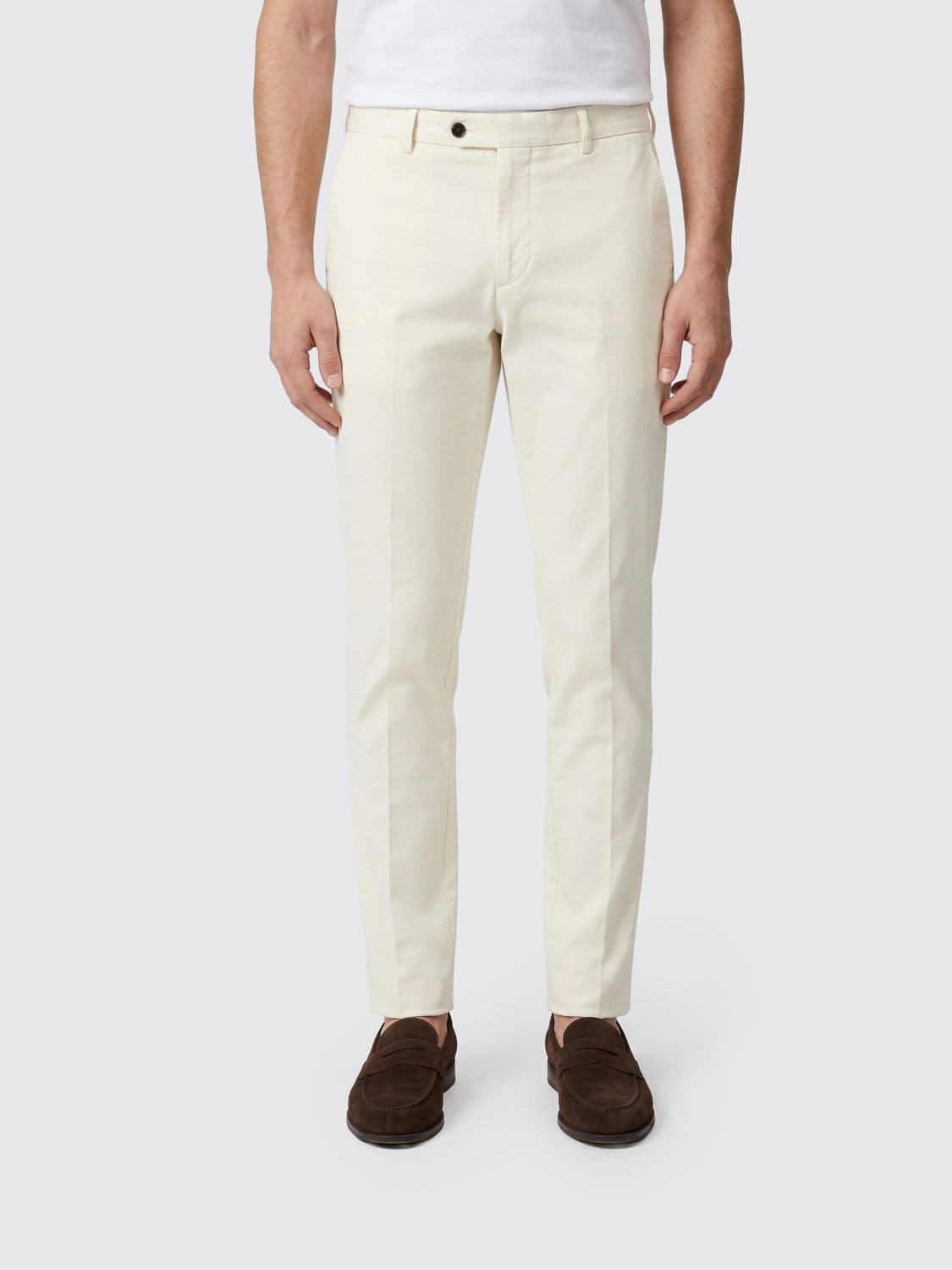 Pt Torino Chino Trousers in Cotton Blend · 50