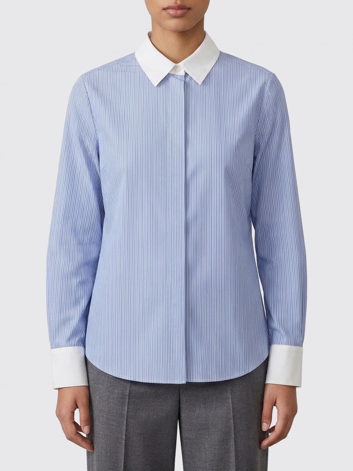 Tory Burch Striped Cotton Shirt