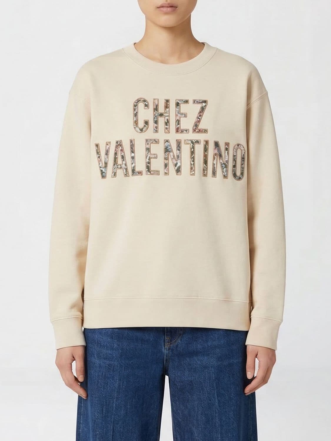 Valentino Chez Cotton Sweatshirt