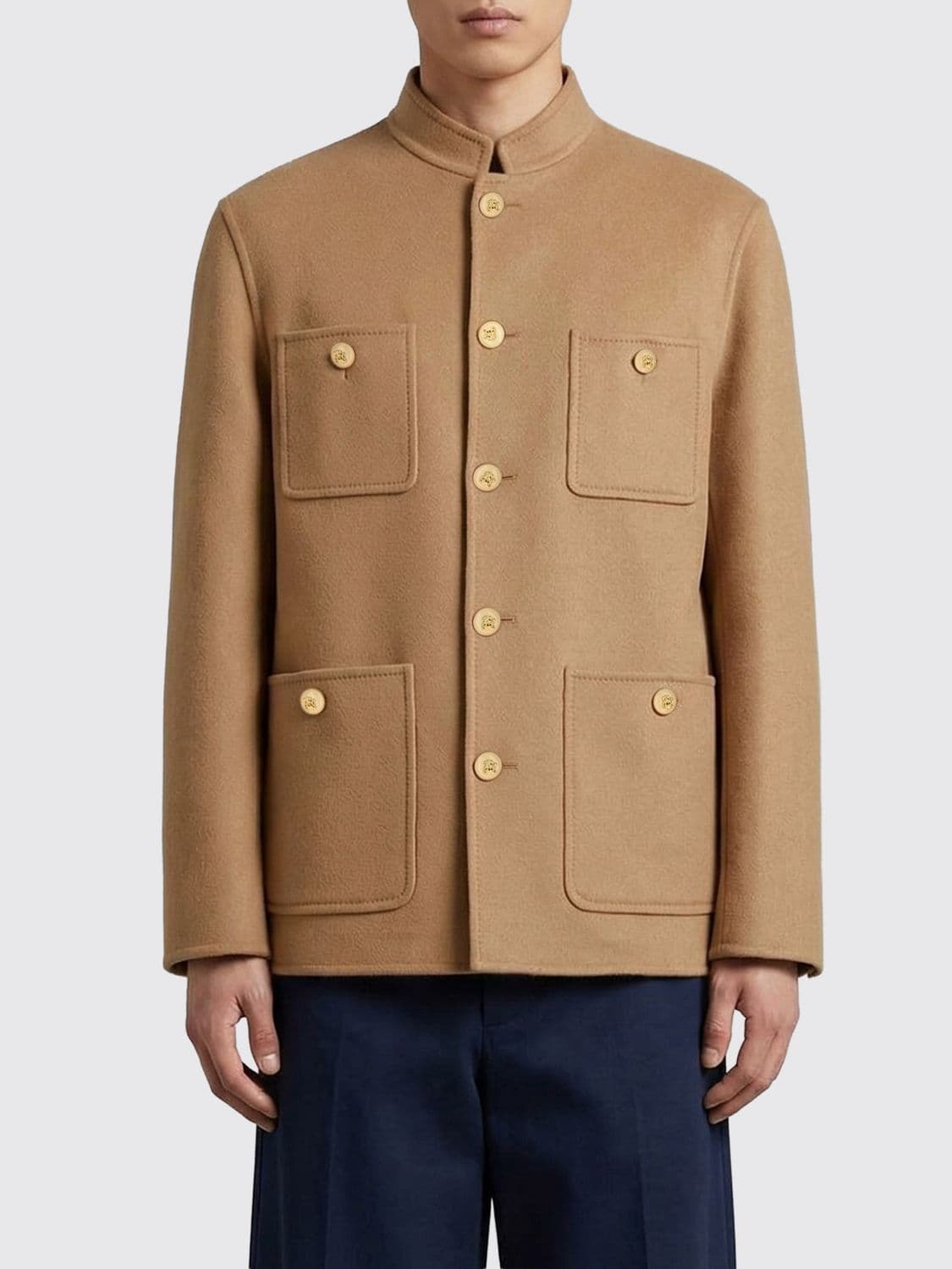 Valentino Virgin Wool and Silk Coat