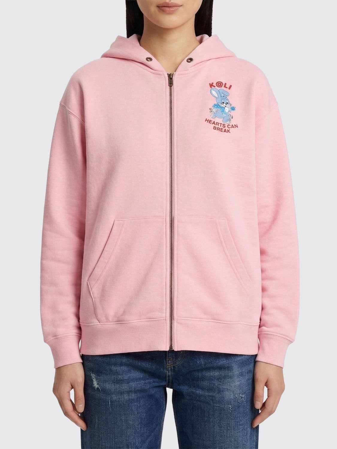 Kenzo Cotton Hoodie with Slogan