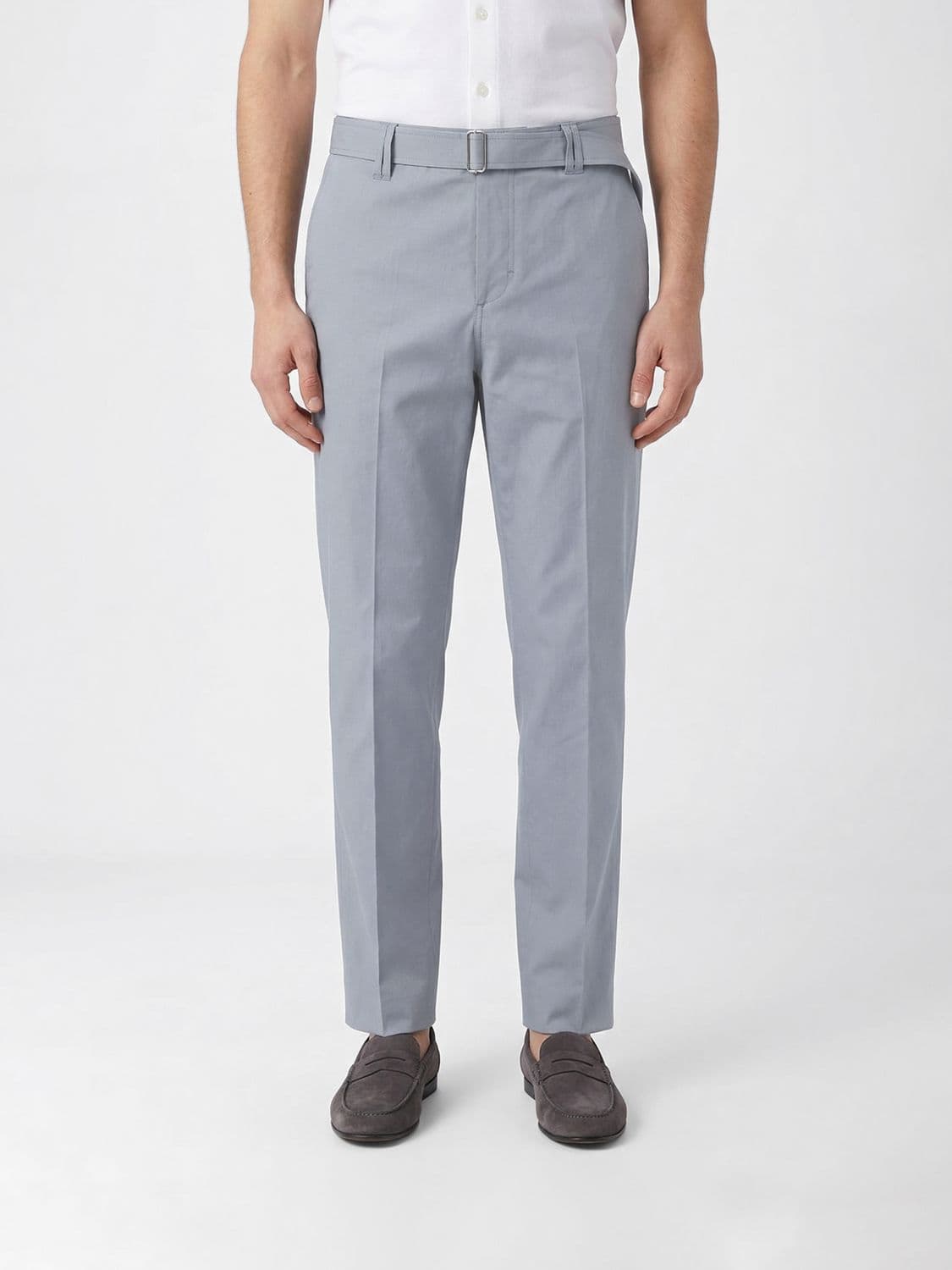 Lardini Cotton and Silk Chino Trousers