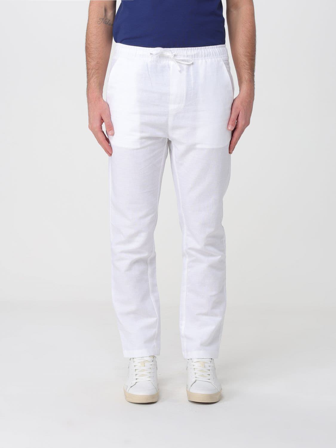 Colmar Linen and Cotton Drawstring Trousers
