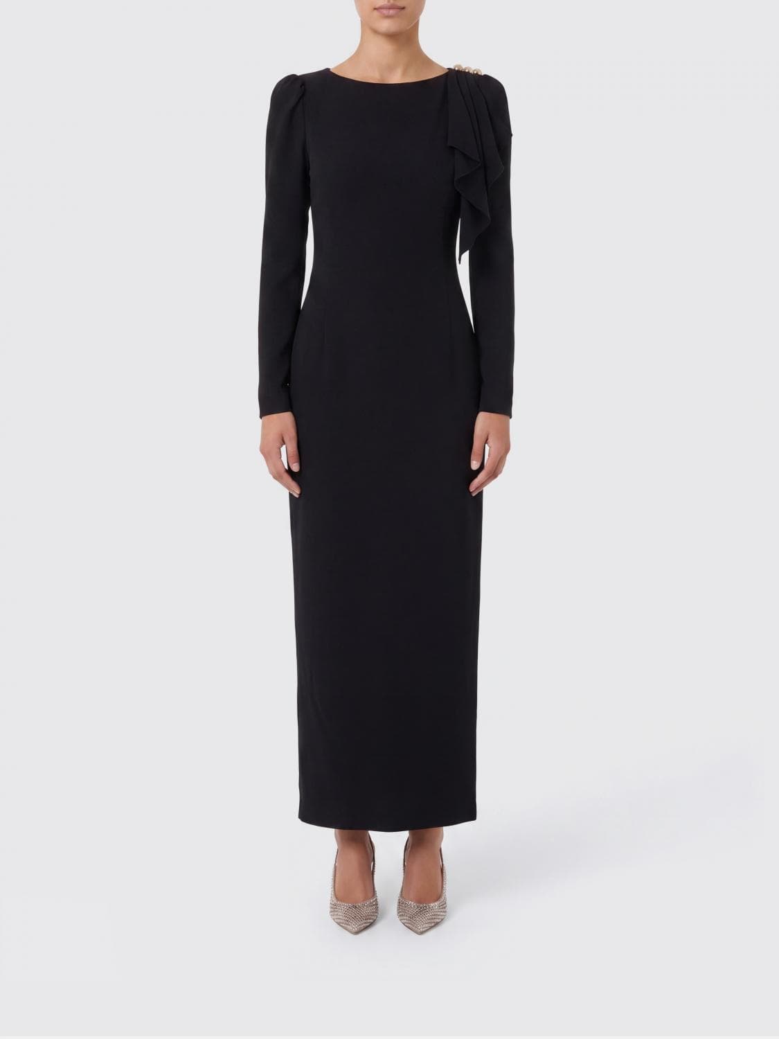 Alessandra Rich Crêpe Long Dress