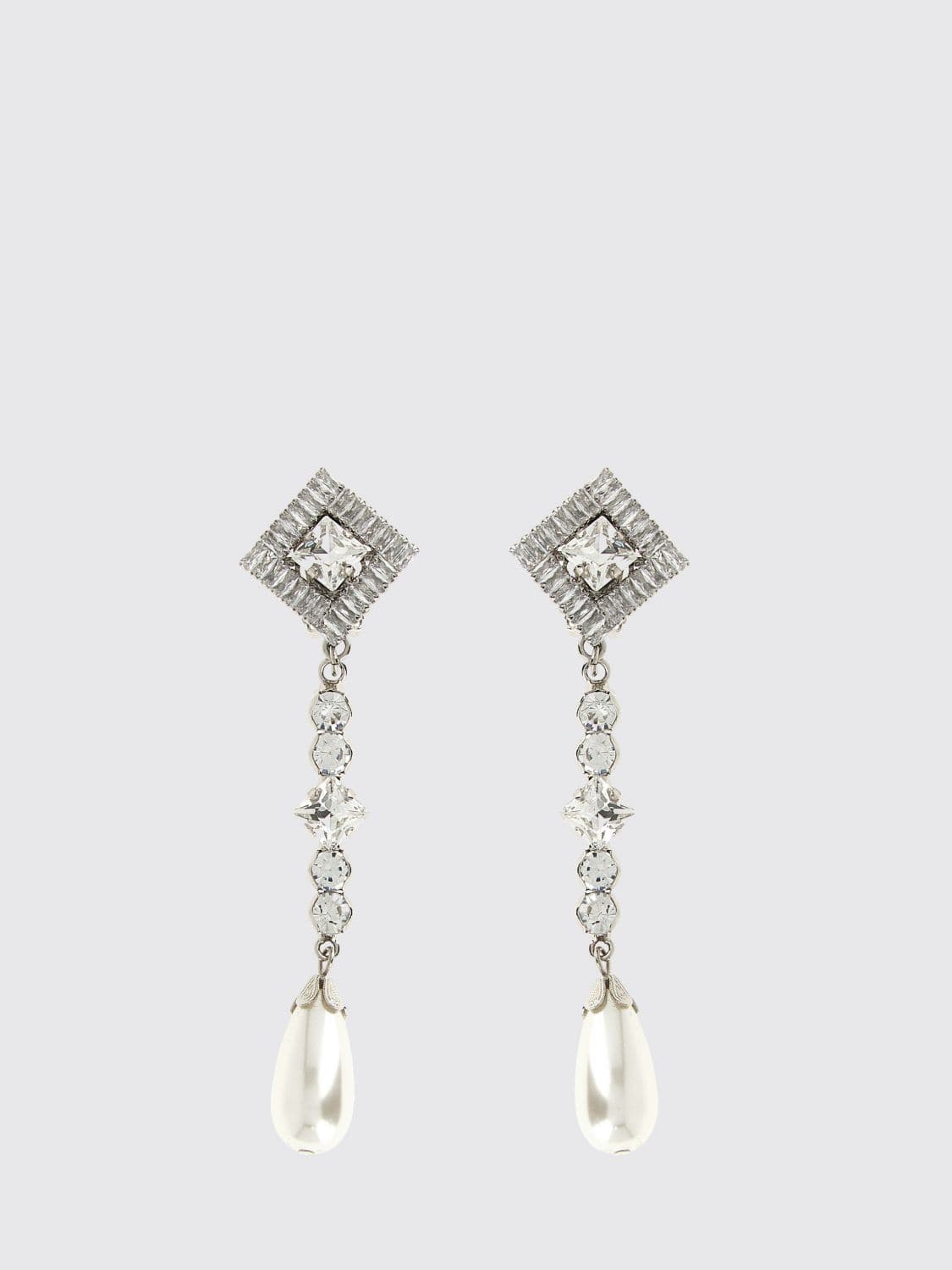Alessandra Rich Crystal Drop Earrings · OS