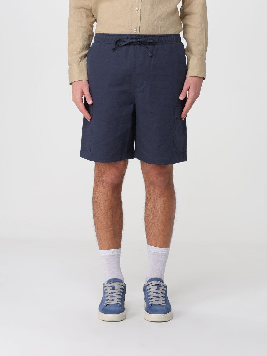 Colmar Cotton and Linen Drawstring Shorts
