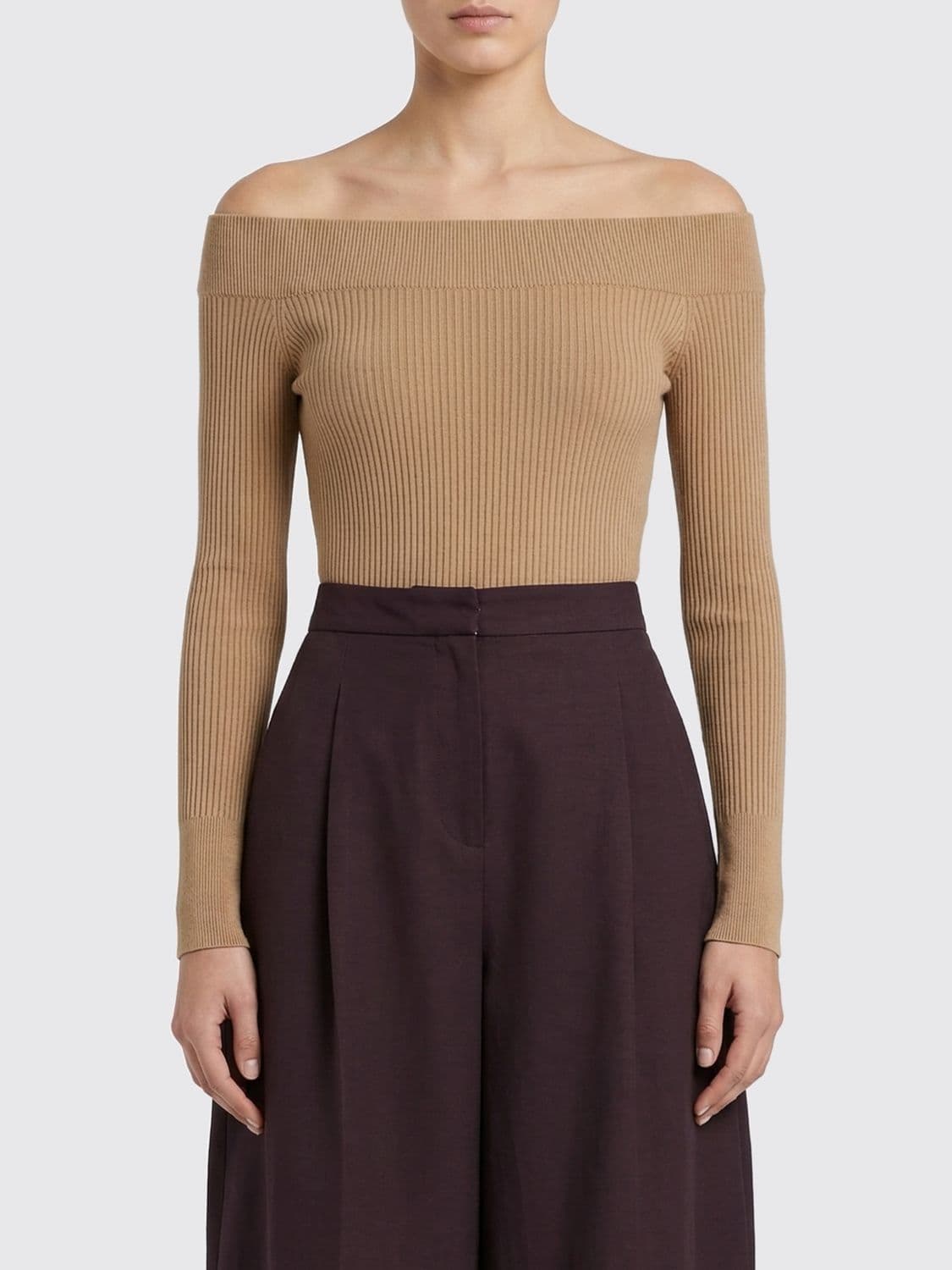 Alaïa Viscose Knit Bodysuit · 36