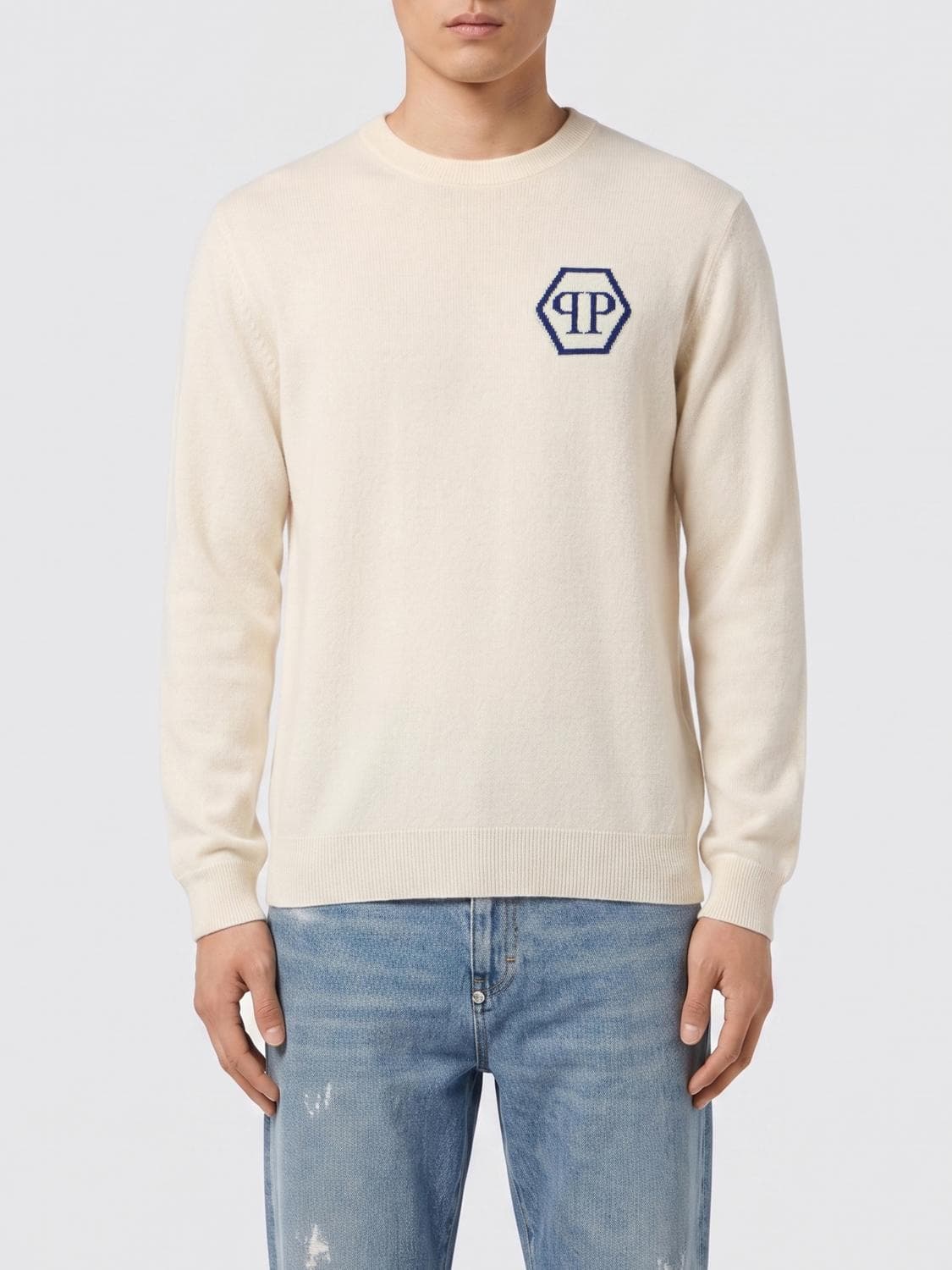 Philipp Plein PP Cashmere Crew Neck Sweater