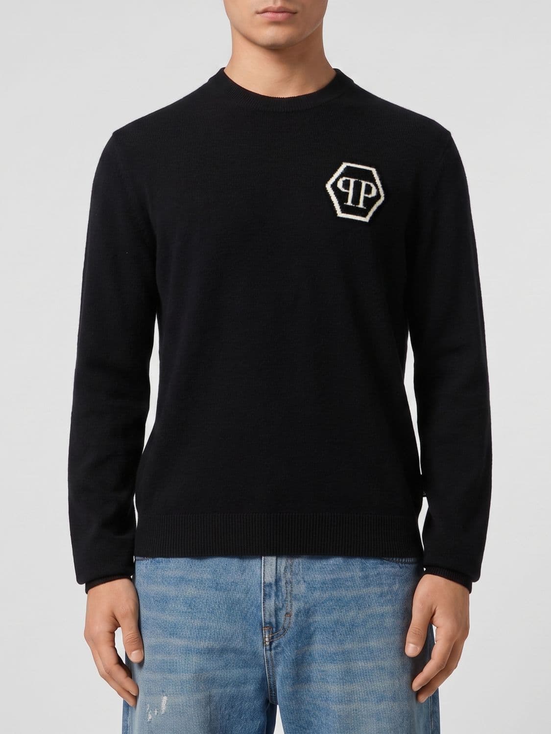 Philipp Plein PP Cashmere Crew Neck Sweater