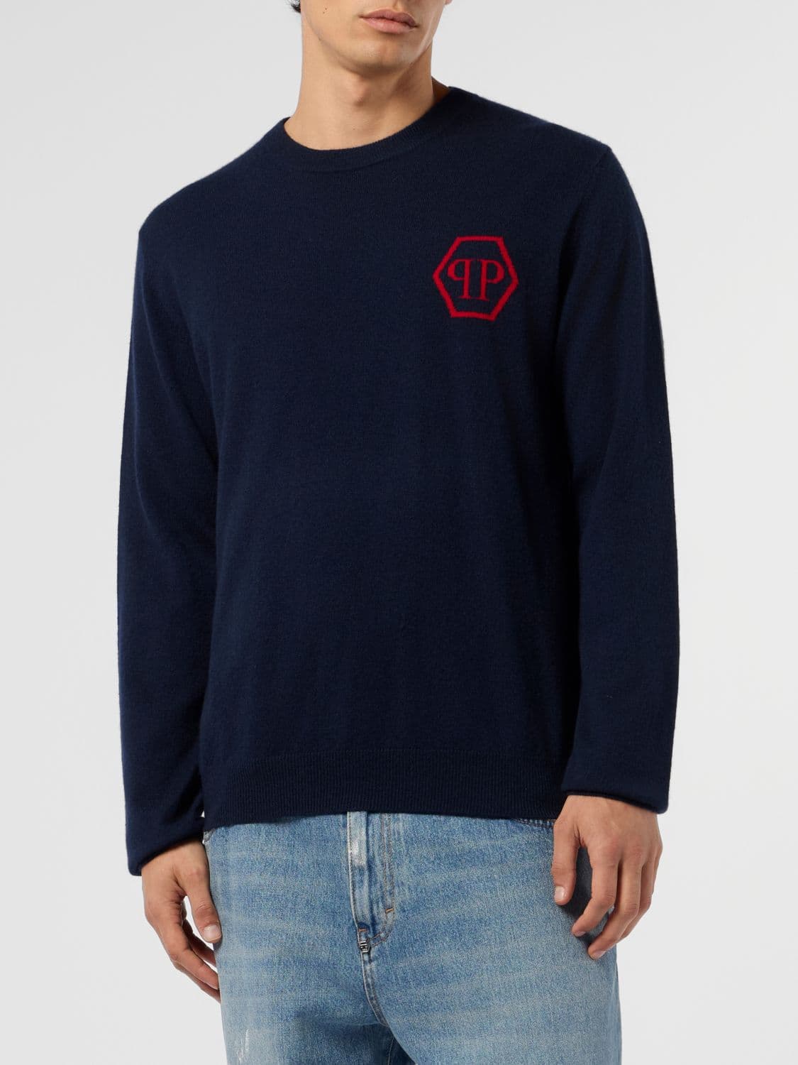 Philipp Plein PP Cashmere Crew Neck Sweater · XXL