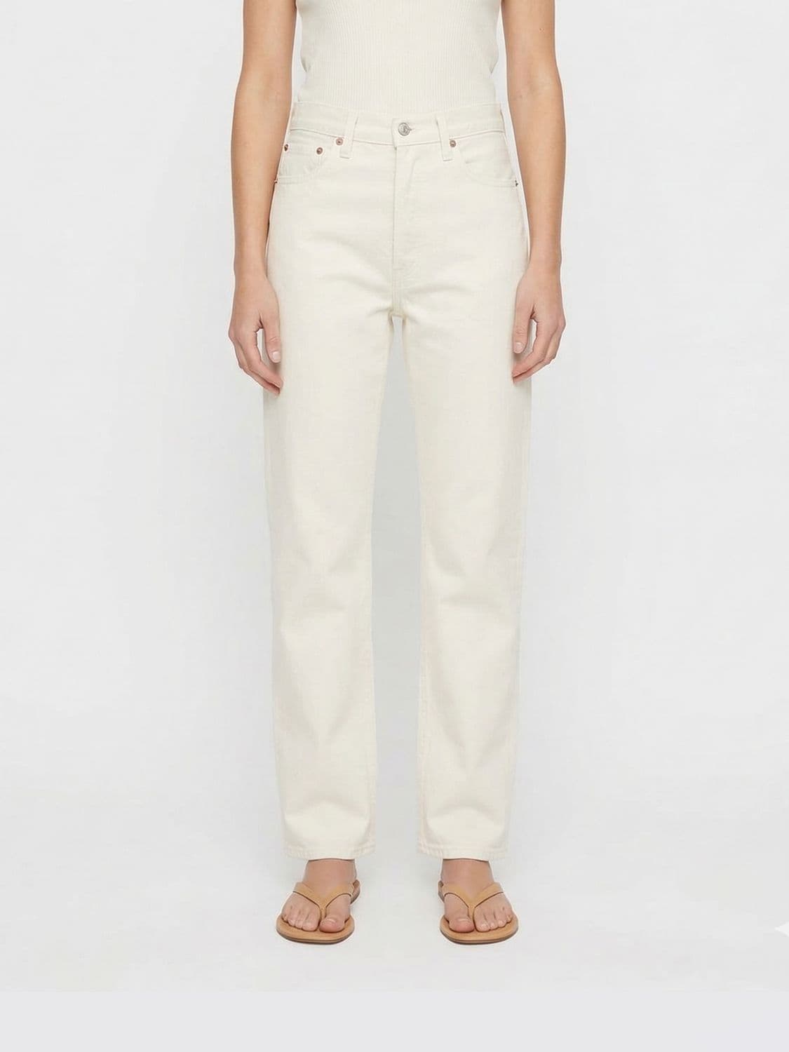 Agolde Slim Fit Cotton Denim Jeans