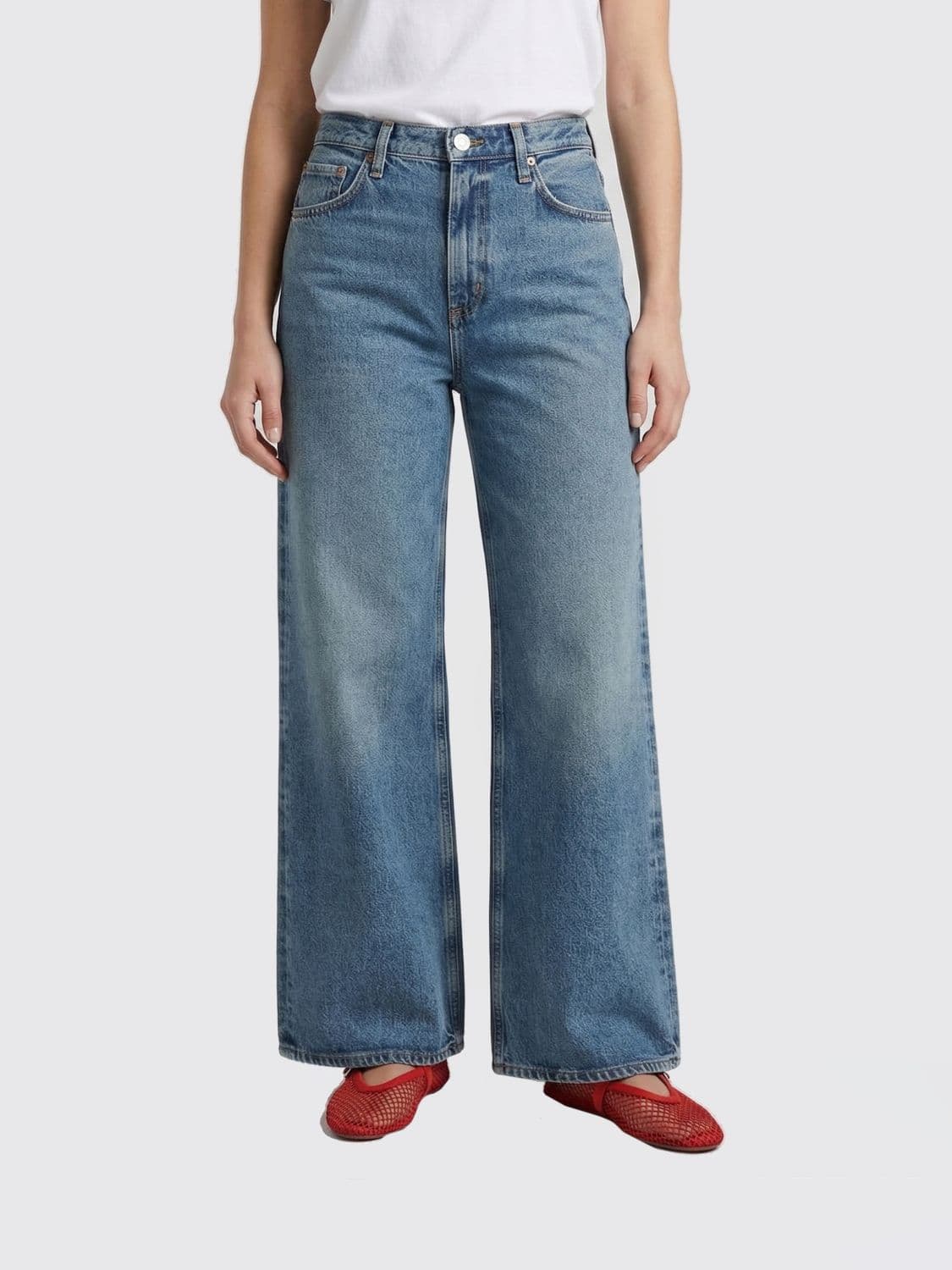Agolde Wide-leg Regenerated Denim Jeans