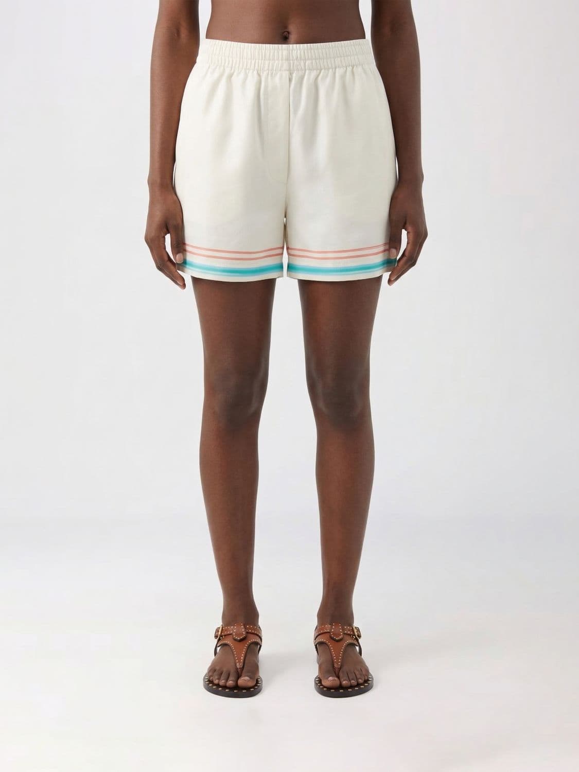 Casablanca Silk Jogging Shorts · M