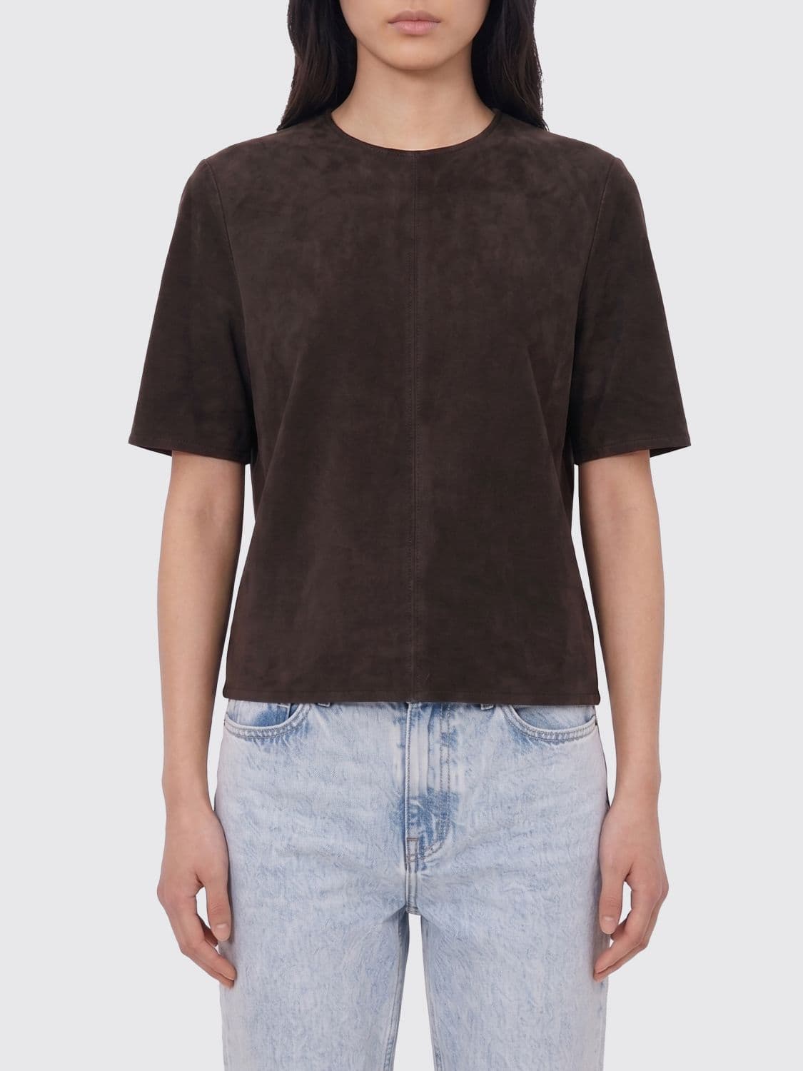 Loulou De Saison Suede Lambskin T-shirts · 36