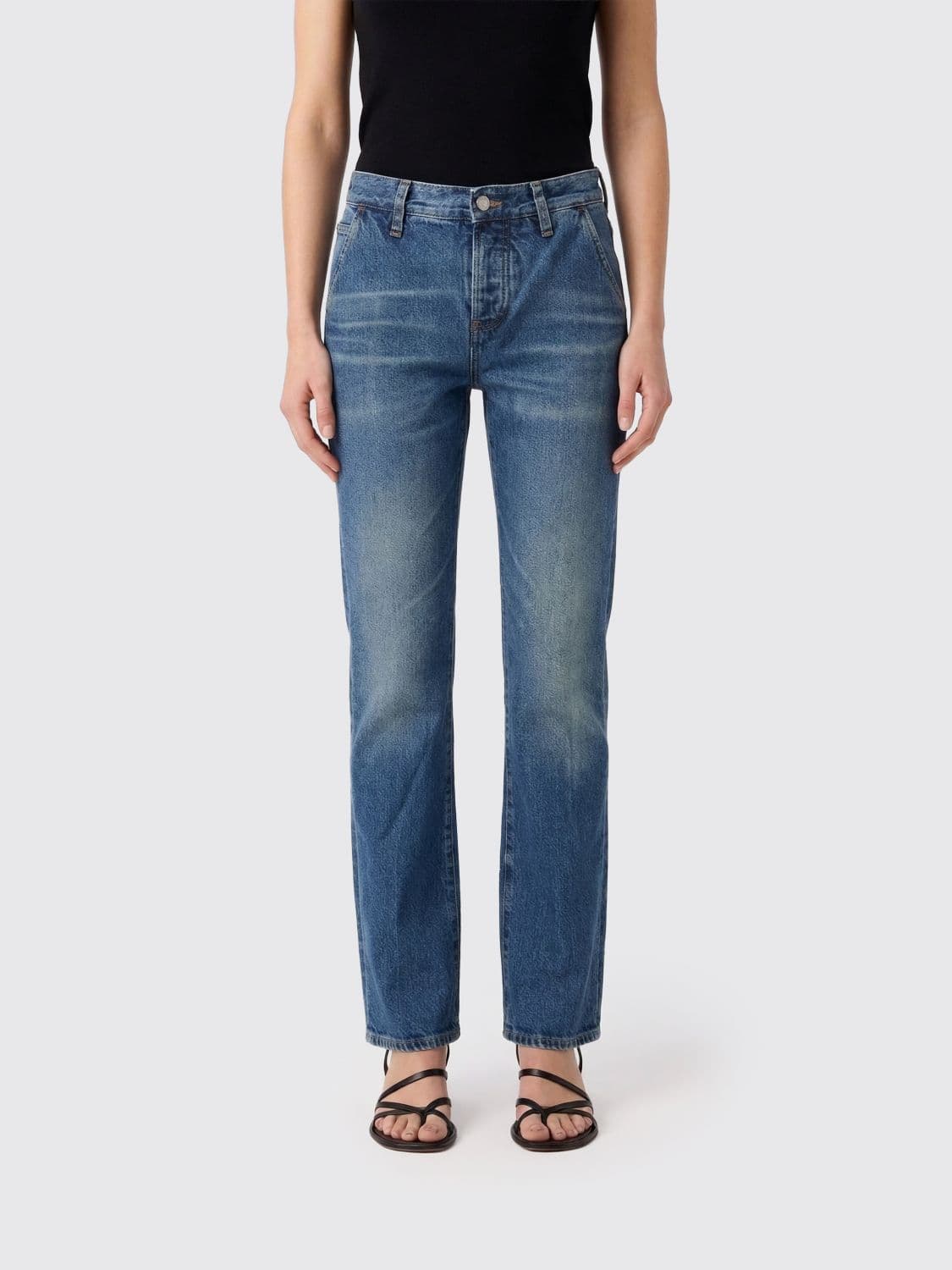Frame Cotton Denim Slim Fit Jeans · 26